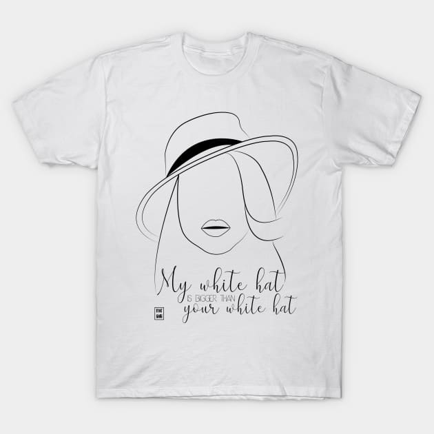 White hat T-Shirt by Gabi Veiga